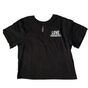 1 Corinthians 13. 4-5 Black Tee
